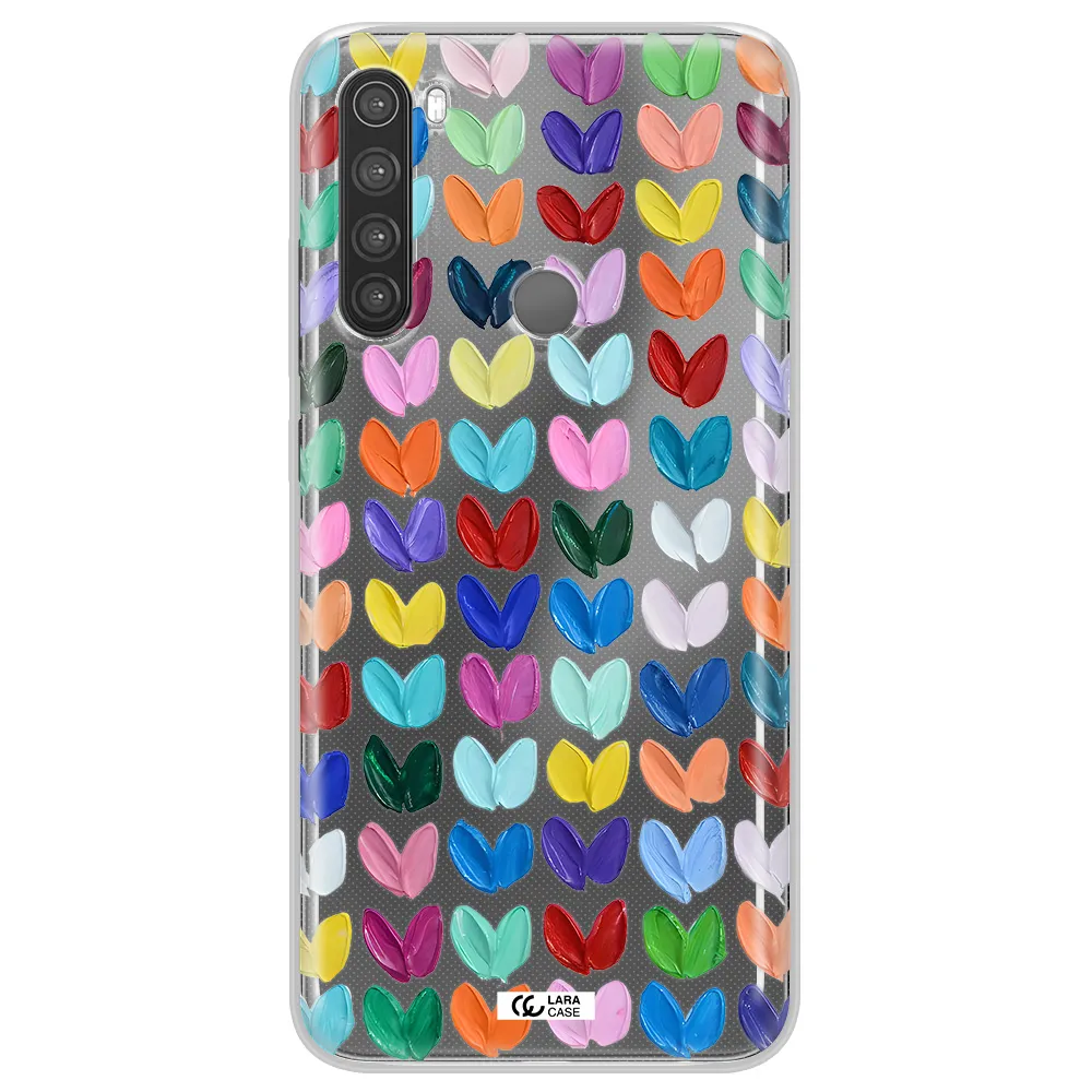 A Close Up Of A Color Palette Xiaomi Note 8 Clear Tpu Case