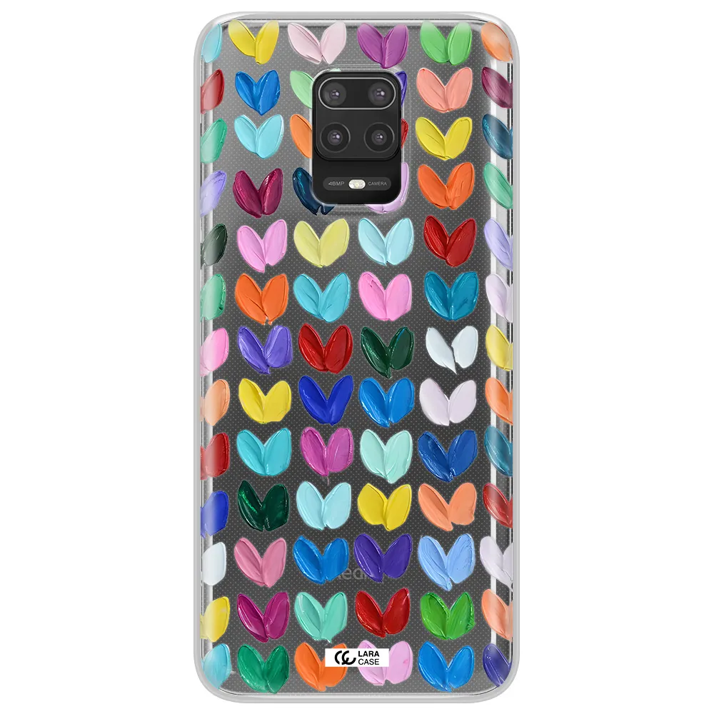 A Close Up Of A Color Palette Xiaomi Note 9S Clear Tpu Case