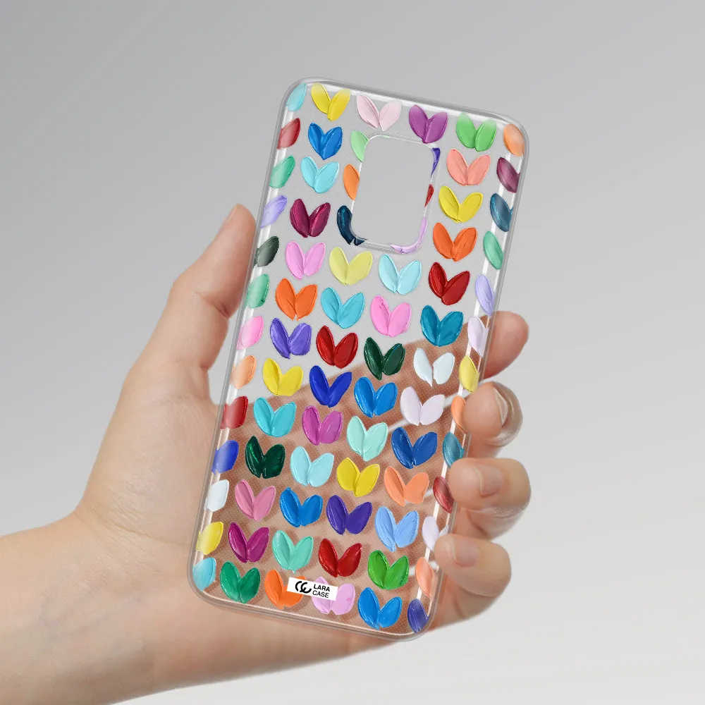 A Close Up Of A Color Palette Xiaomi Note 9S Clear Tpu Case