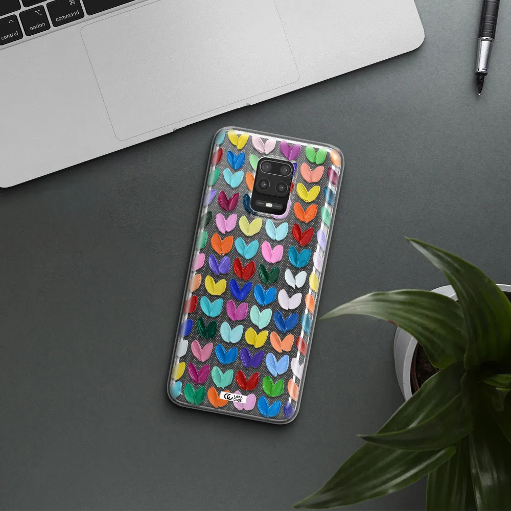 A Close Up Of A Color Palette Xiaomi Note 9S Clear Tpu Case