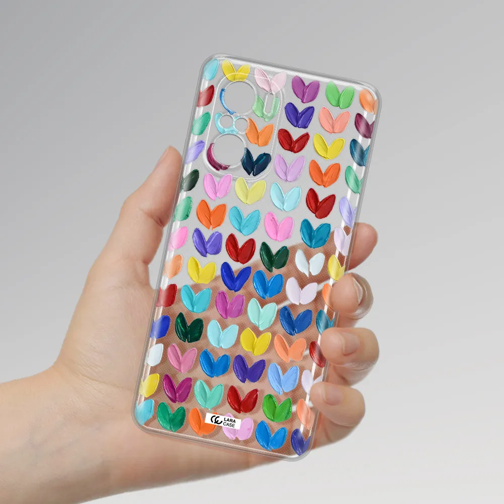 A Close Up Of A Color Palette Xiaomi Poco F3 Clear Tpu Case