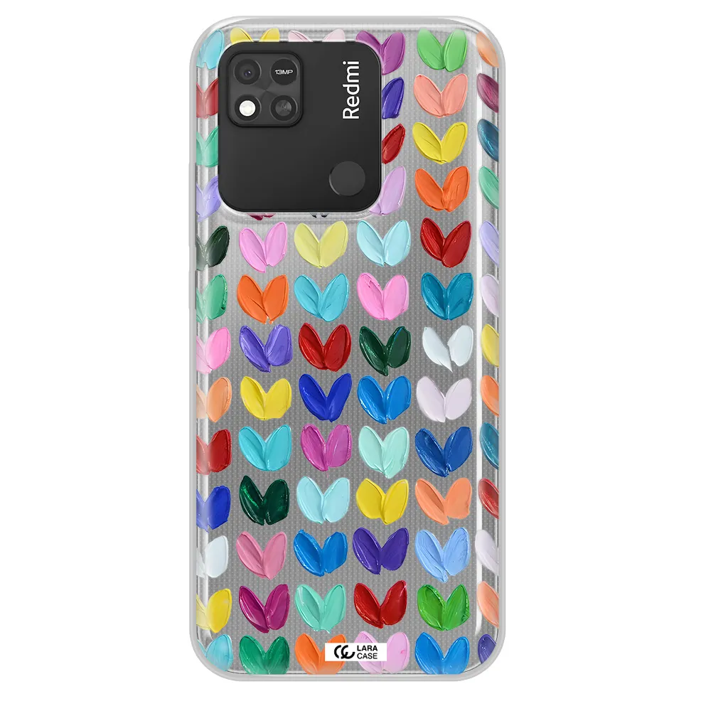 A Close Up Of A Color Palette Xiaomi Redmi 10A Clear Tpu Case