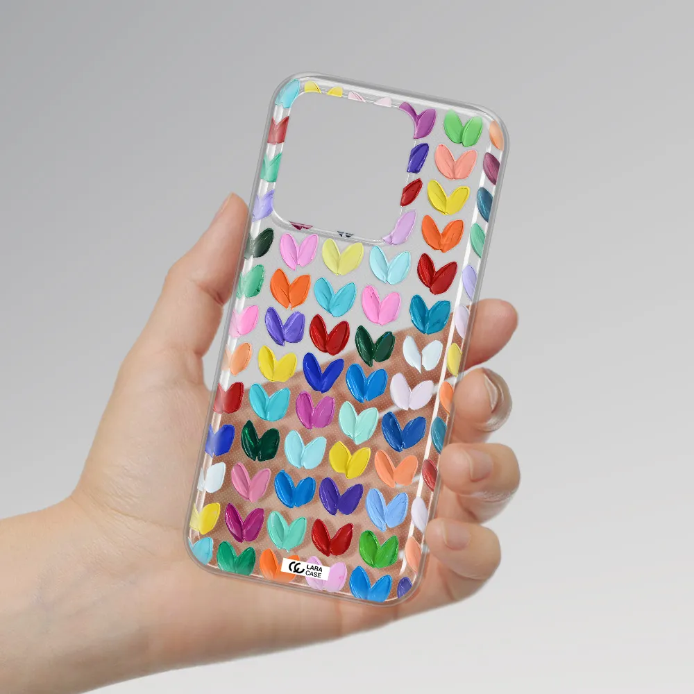 A Close Up Of A Color Palette Xiaomi Redmi 10A Clear Tpu Case