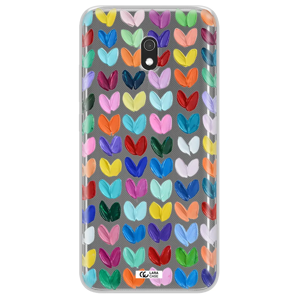 A Close Up Of A Color Palette Xiaomi Redmi 8A Clear Tpu Case