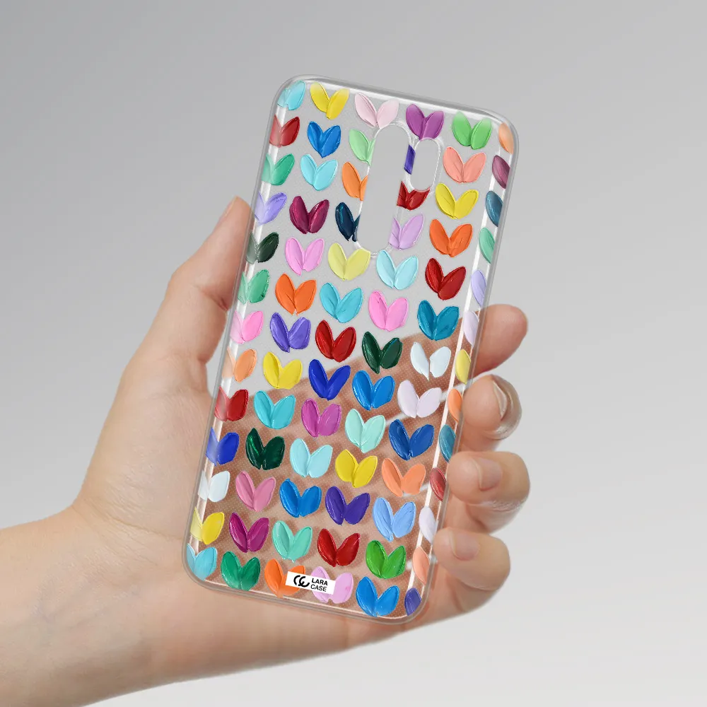 A Close Up Of A Color Palette Xiaomi Redmi 9 Clear Tpu Case