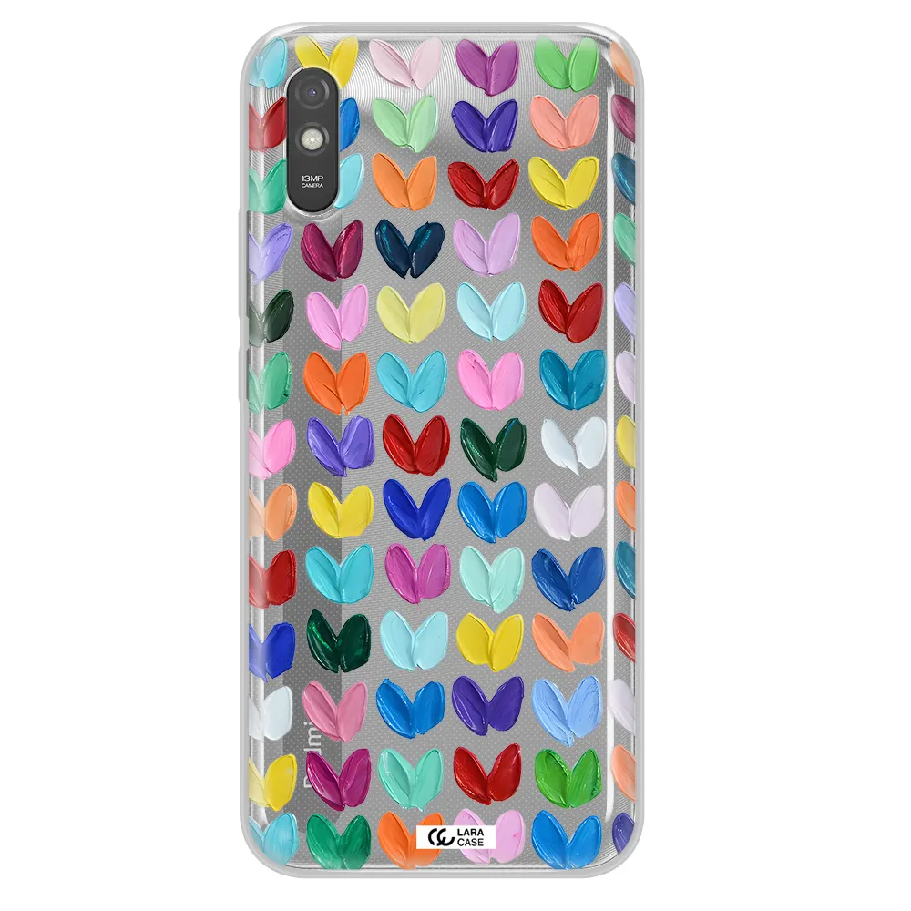 A Close Up Of A Color Palette Xiaomi Redmi 9A Clear Tpu Case