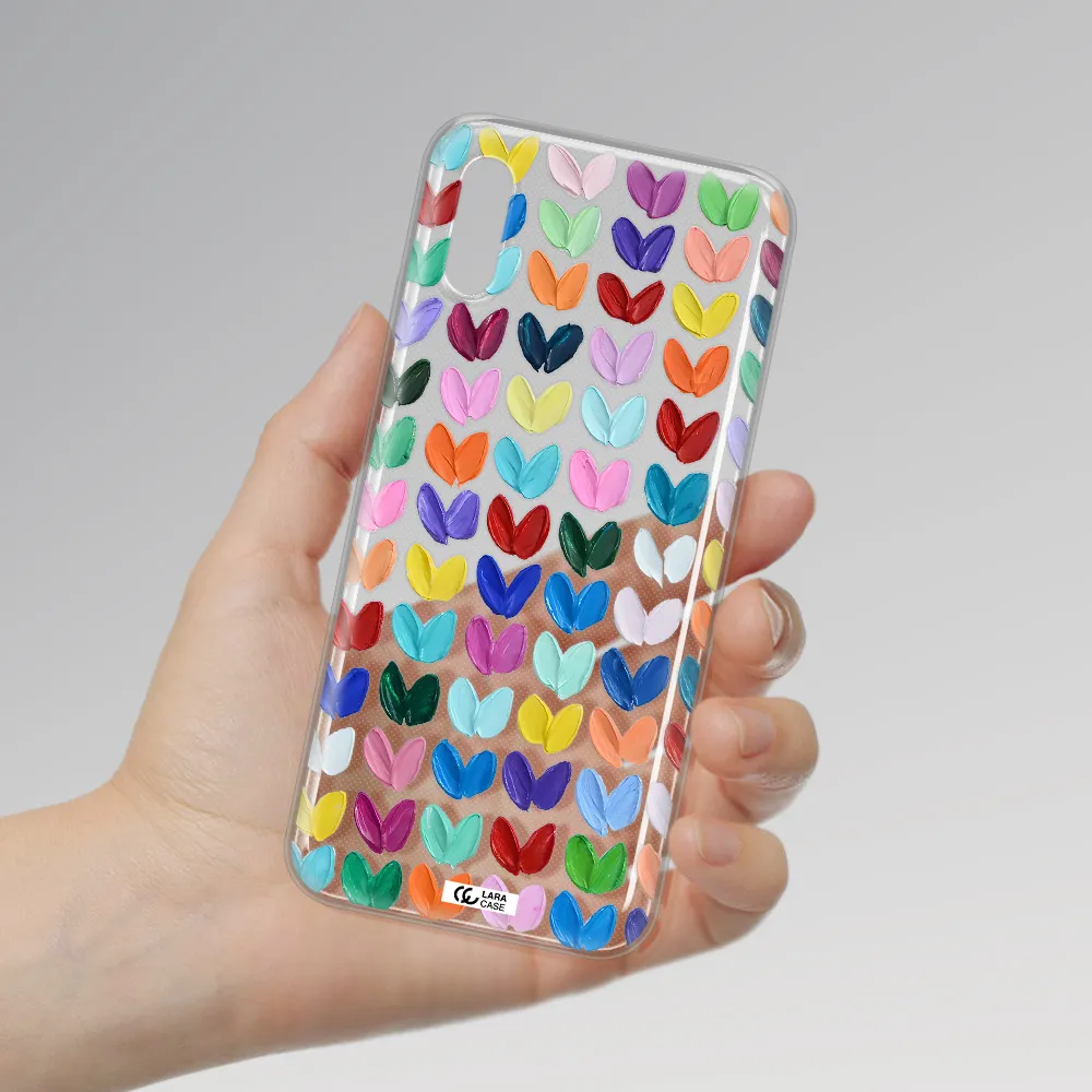 A Close Up Of A Color Palette Xiaomi Redmi 9A Clear Tpu Case