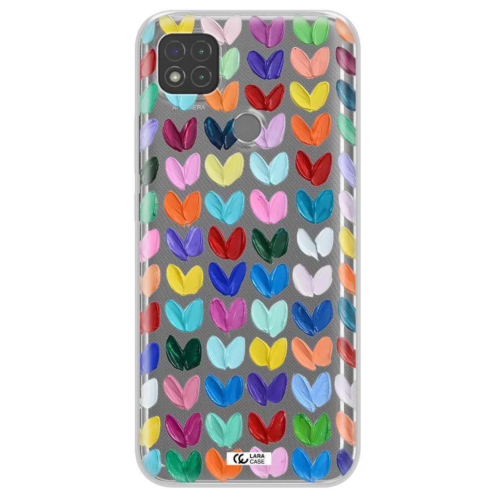 A Close Up Of A Color Palette Xiaomi Redmi 9C Clear Tpu Case