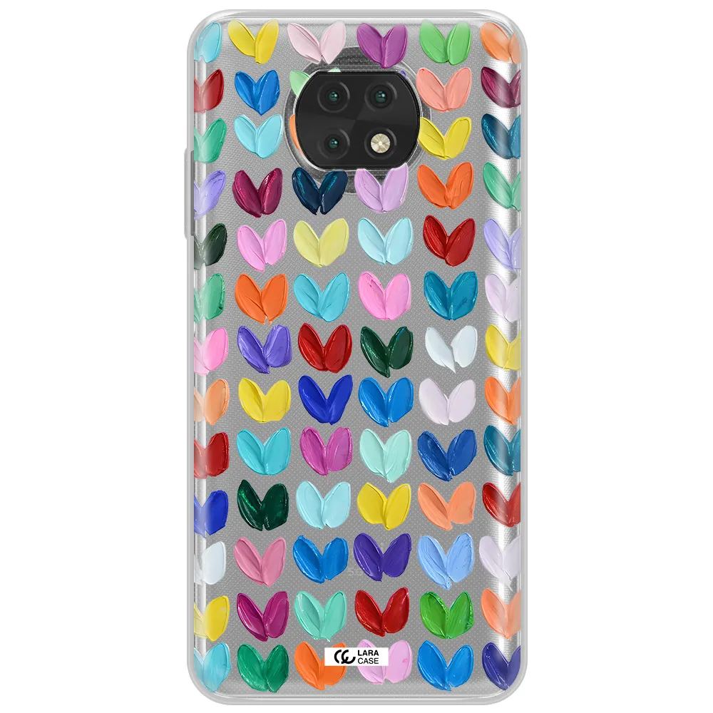A Close Up Of A Color Palette Xiaomi Redmi Note 9T Clear Tpu Case