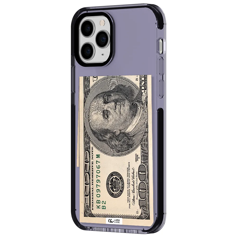 a close-up of a money bill Apple iPhone 11 pro max impact Lilac Case