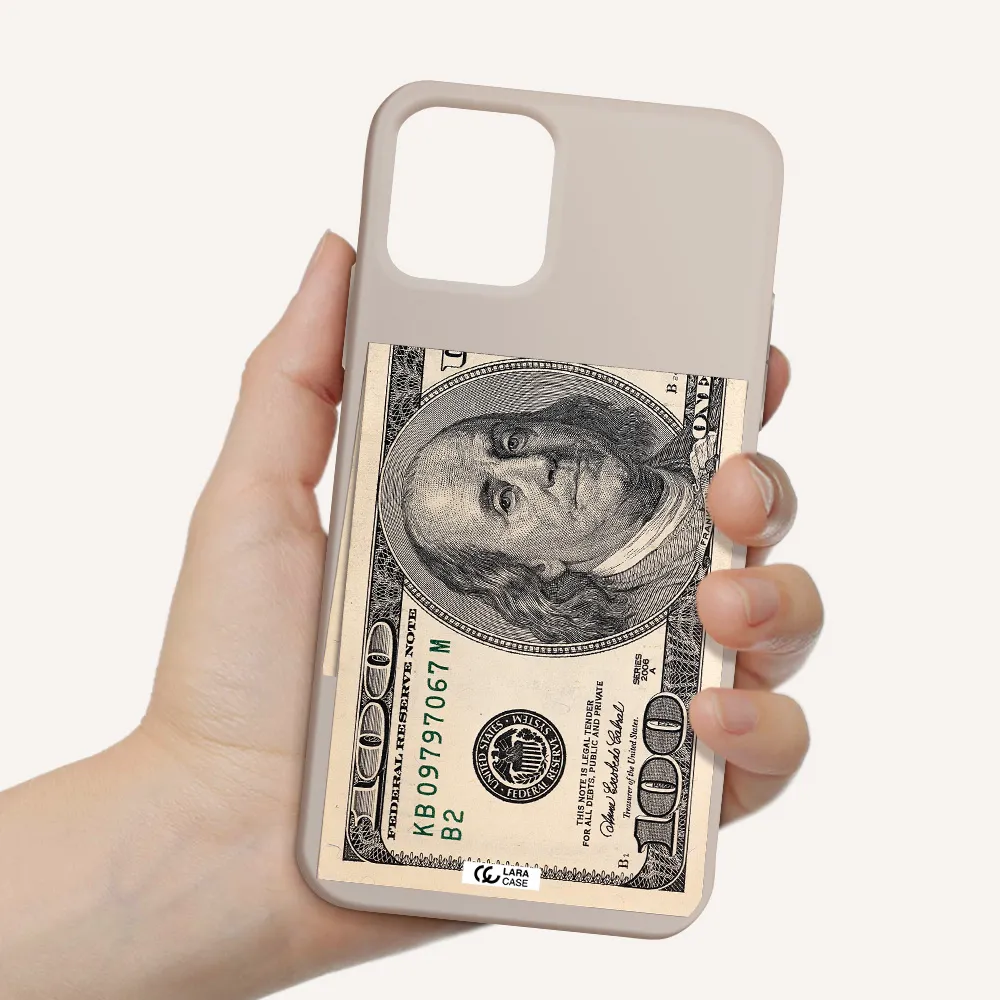 a close-up of a money bill Apple iPhone 11 pro max Silicone Stone Case