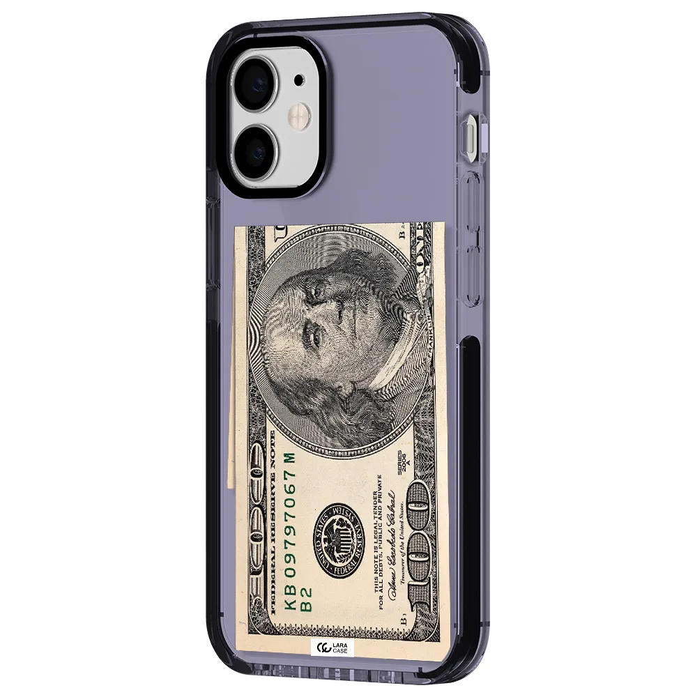 a close-up of a money bill Apple iPhone 12 mini impact Lilac Case