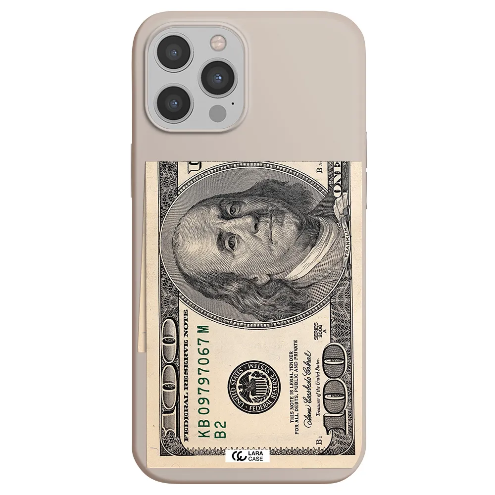 a close-up of a money bill Apple iPhone 12 pro max Silicone Stone Case