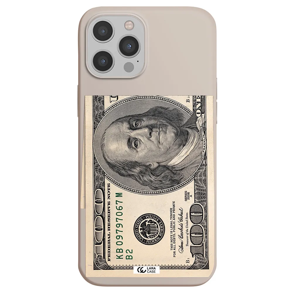 a close-up of a money bill Apple iPhone 12 pro Silicone Stone Case