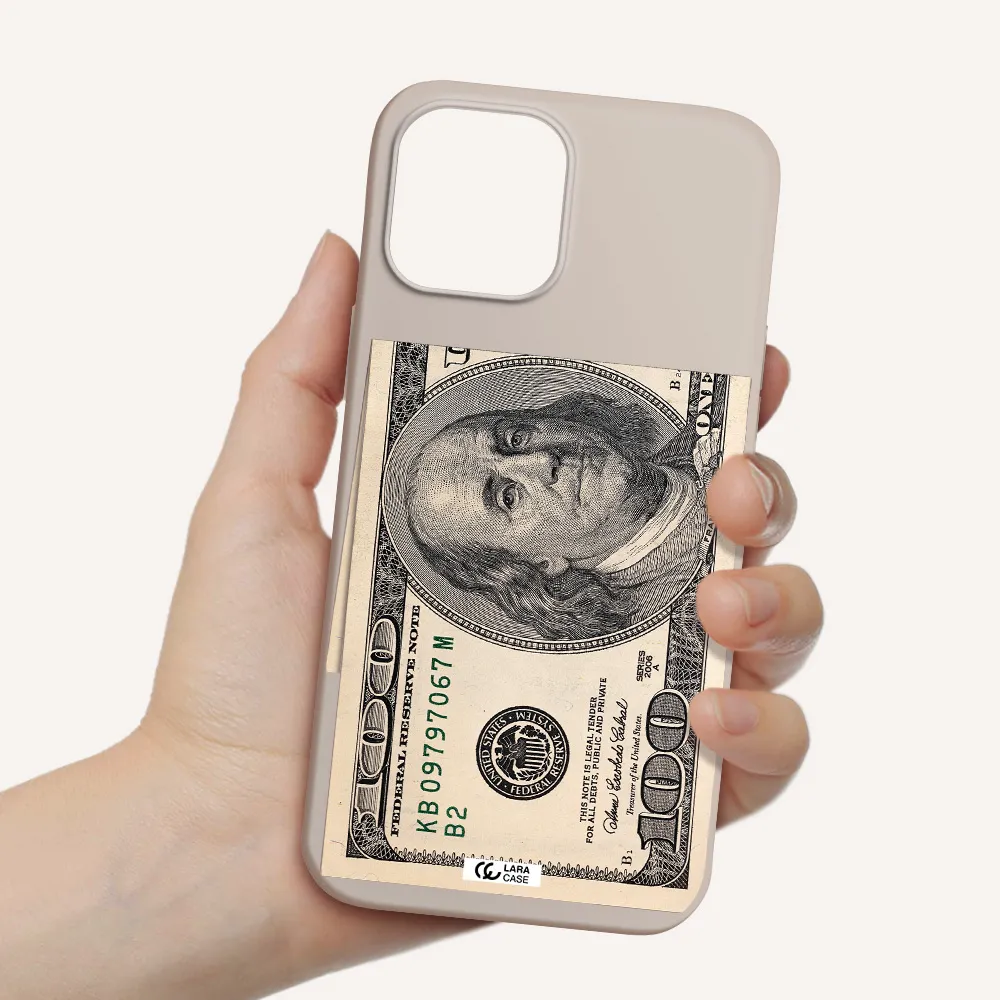 a close-up of a money bill Apple iPhone 12 pro Silicone Stone Case