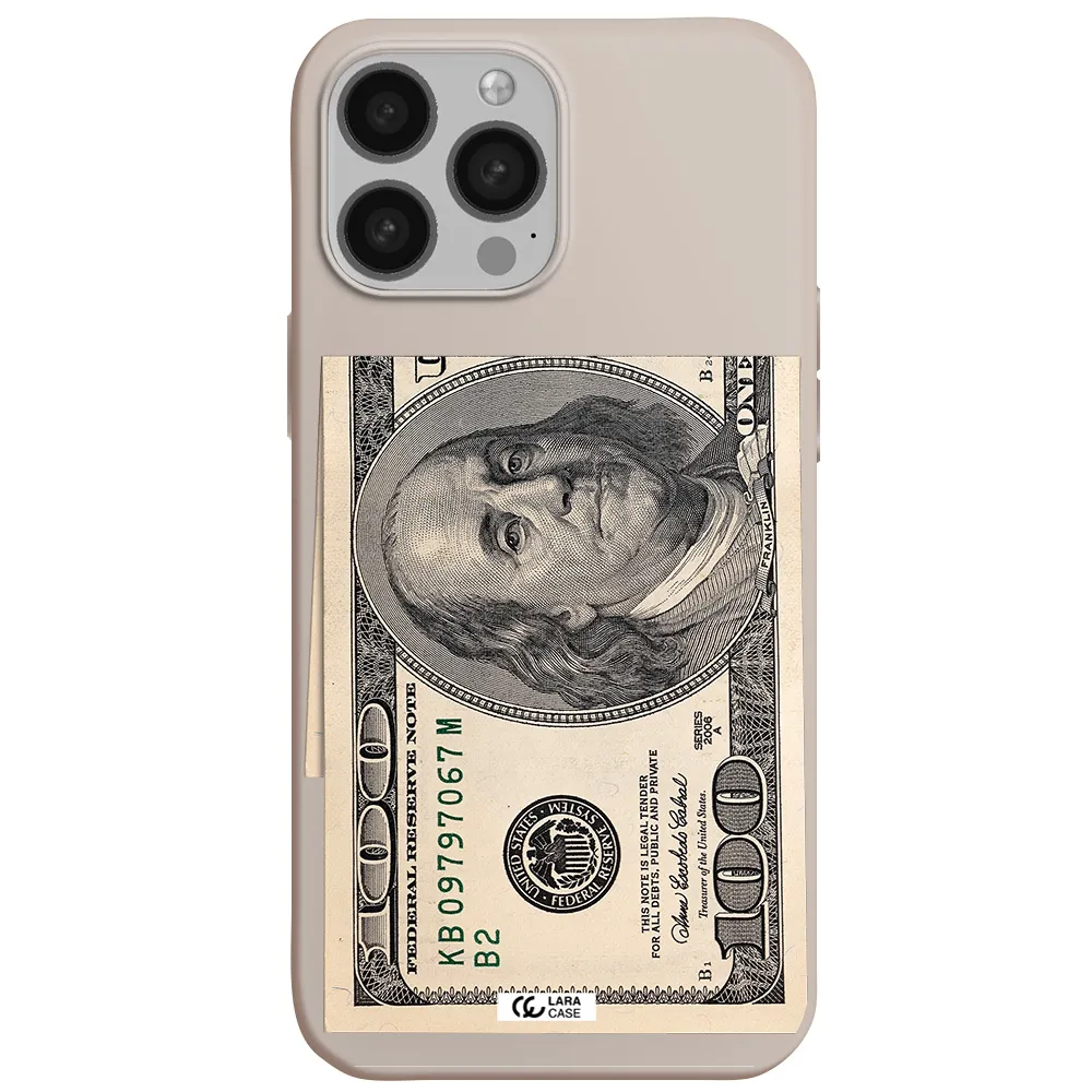 a close-up of a money bill Apple iPhone 13 Pro Max Silicone Stone Case