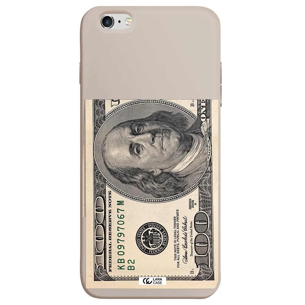 a close-up of a money bill Apple iPhone 6 plus Silicone Stone Case