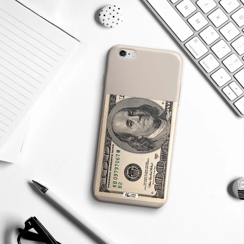 a close-up of a money bill Apple iPhone 6 plus Silicone Stone Case