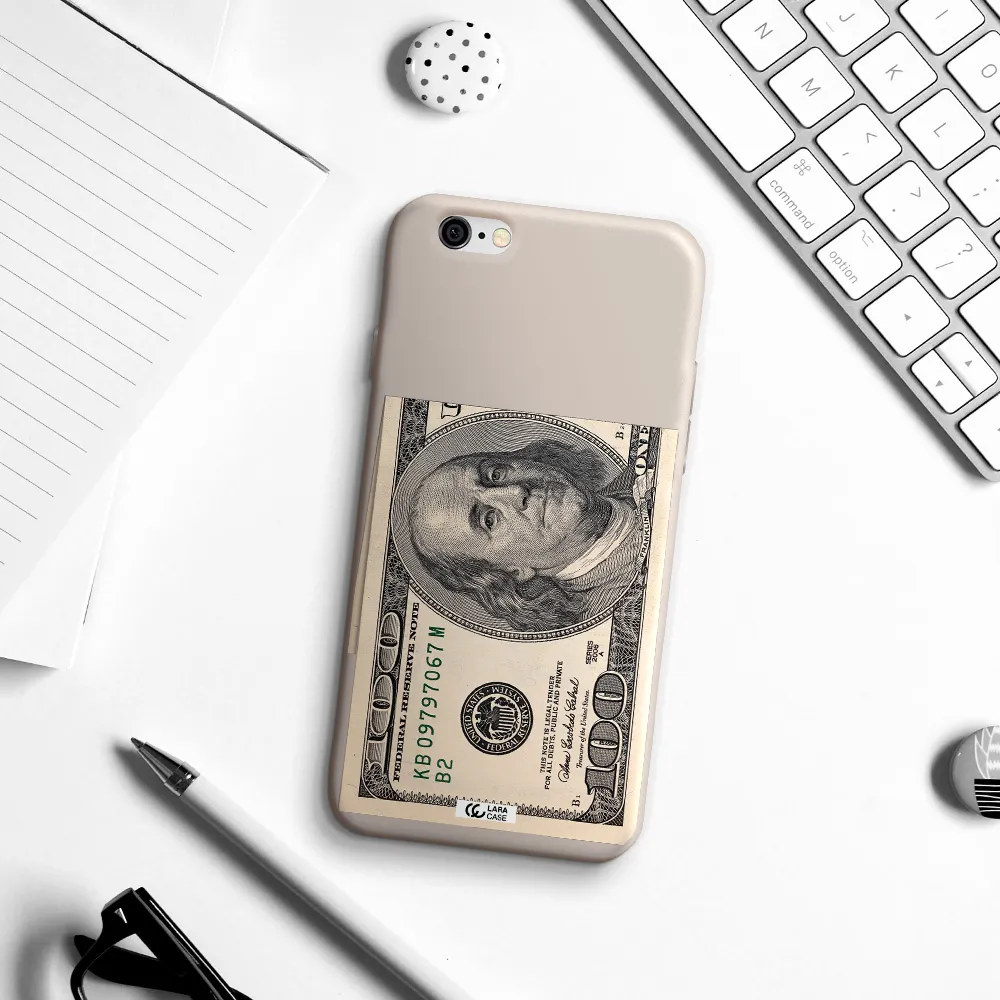 a close-up of a money bill Apple iPhone 6 Silicone Stone Case