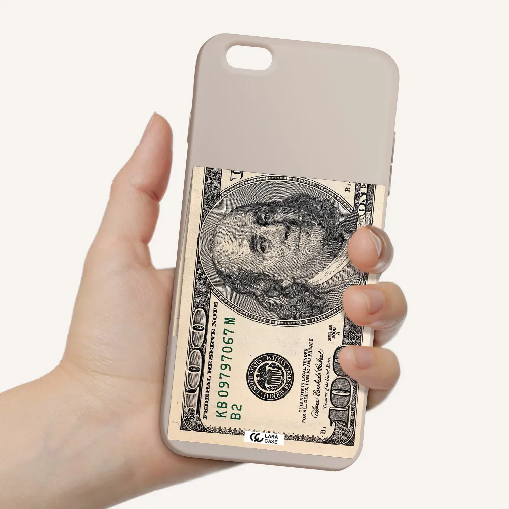 a close-up of a money bill Apple iPhone 6S Silicone Stone Case