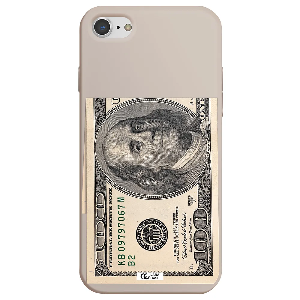 a close-up of a money bill Apple iPhone 7 Silicone Stone Case