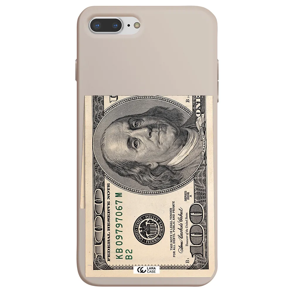 a close-up of a money bill Apple iPhone 8 plus Silicone Stone Case