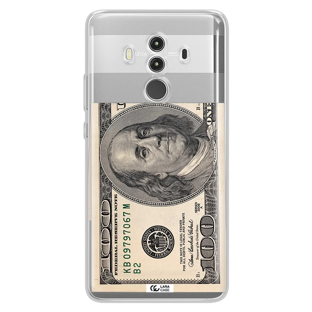 A Close-Up Of A Money Bill Huawei Mate 10 Clear Tpu Case