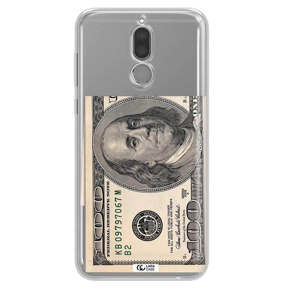 A Close-Up Of A Money Bill Huawei Mate 10 Lite Clear Tpu Case