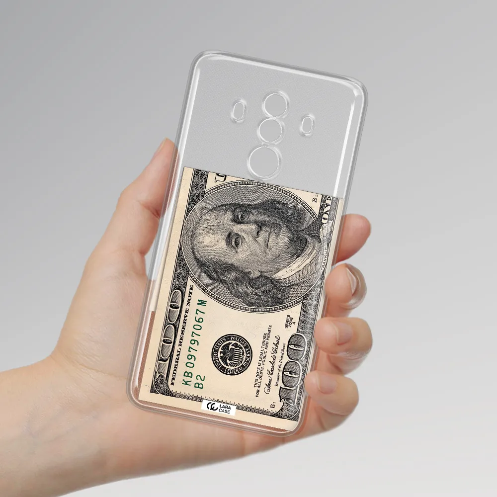 A Close-Up Of A Money Bill Huawei Mate 10 Pro Clear Tpu Case