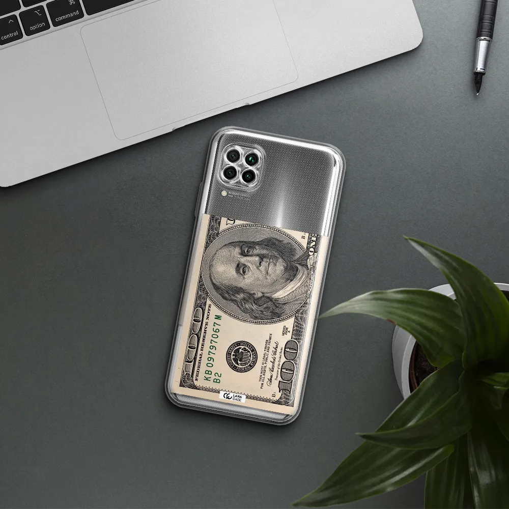 A Close-Up Of A Money Bill Huawei Nova 7I Clear Tpu Case