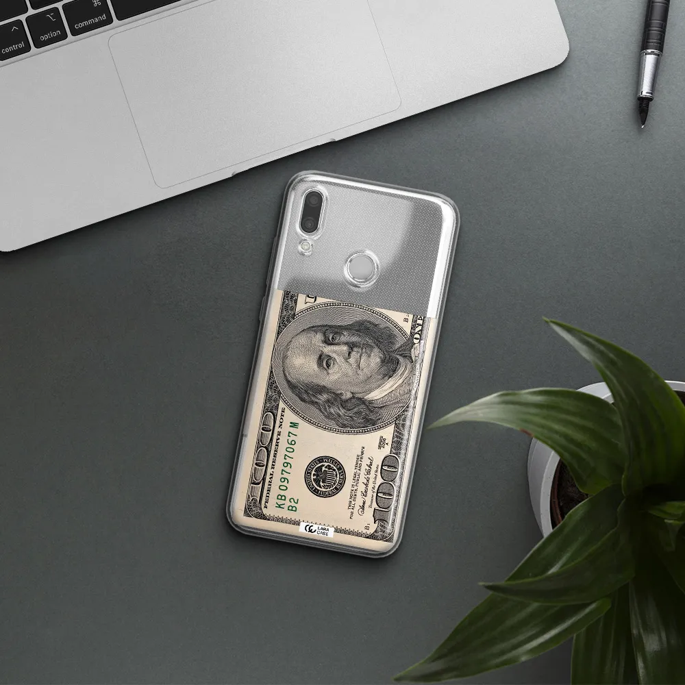 A Close-Up Of A Money Bill Huawei P Smart 2019 Clear Tpu Case