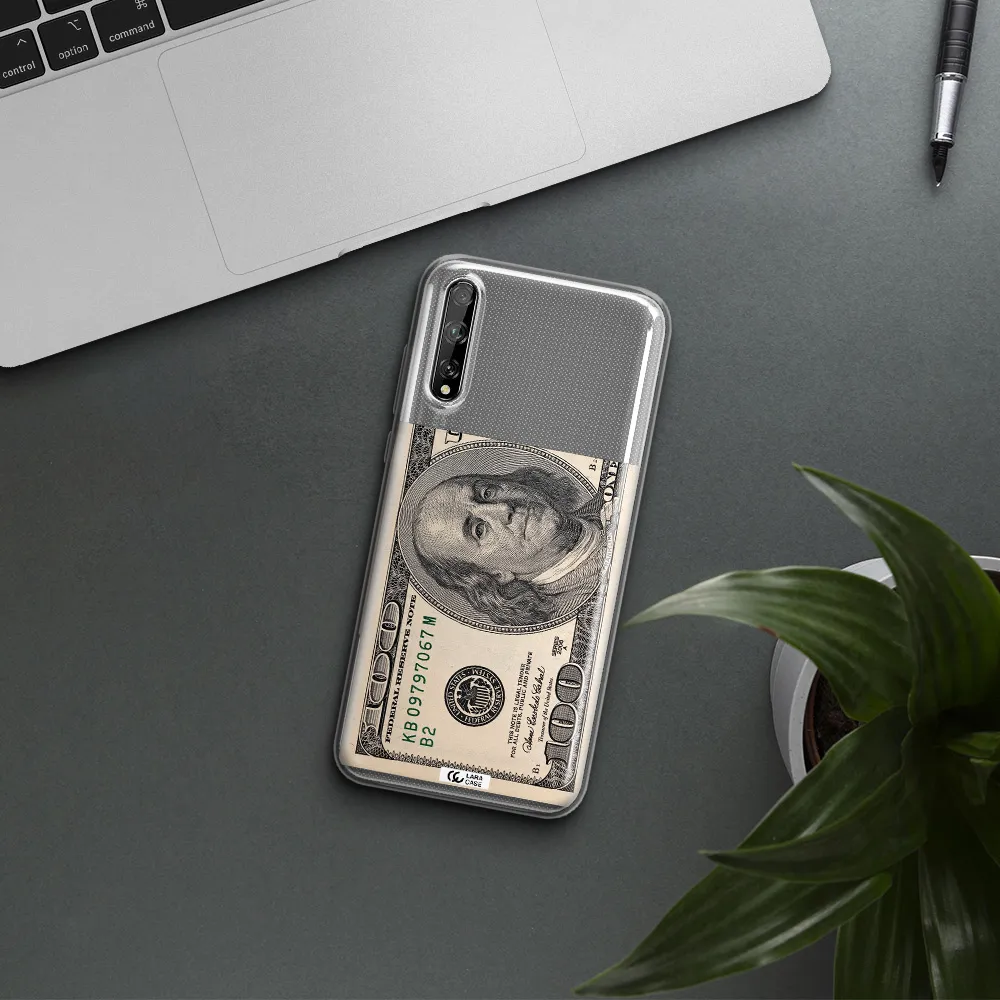 A Close-Up Of A Money Bill Huawei P Smart S Clear Tpu Case