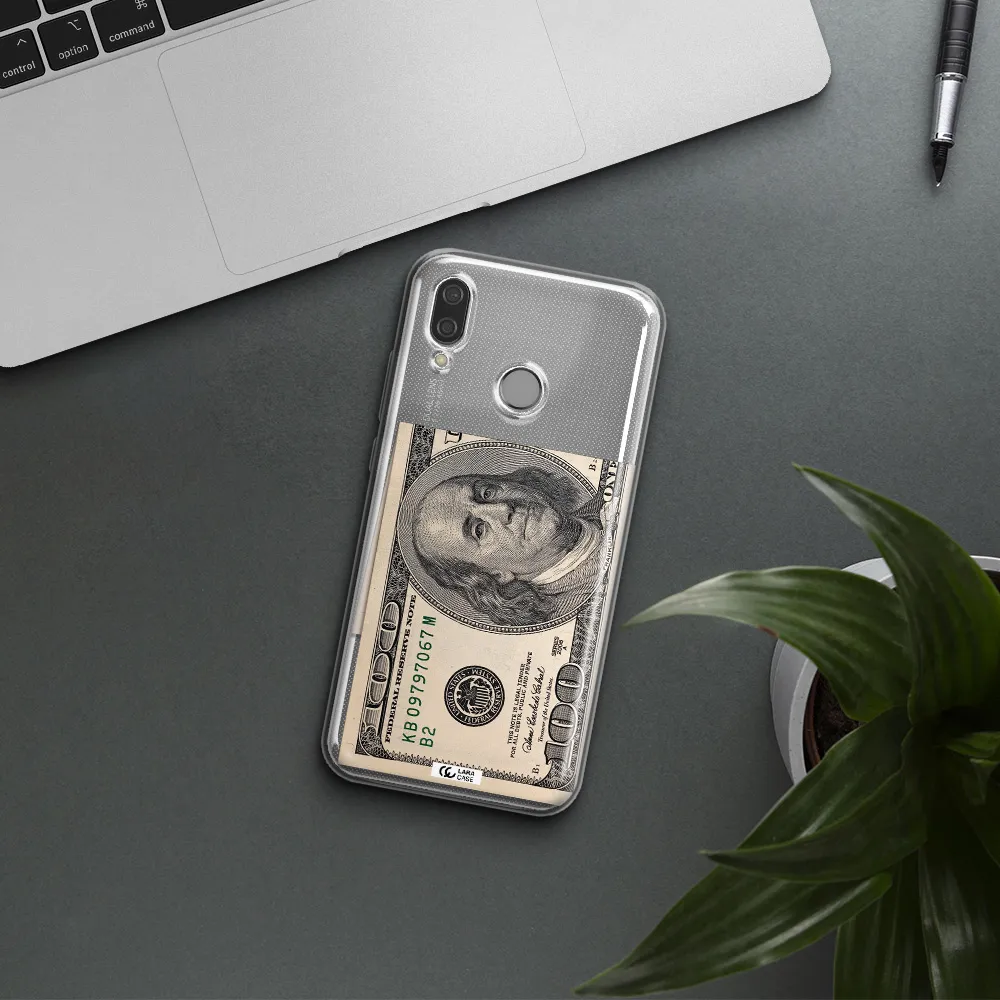 A Close-Up Of A Money Bill Huawei P20 Lite Clear Tpu Case