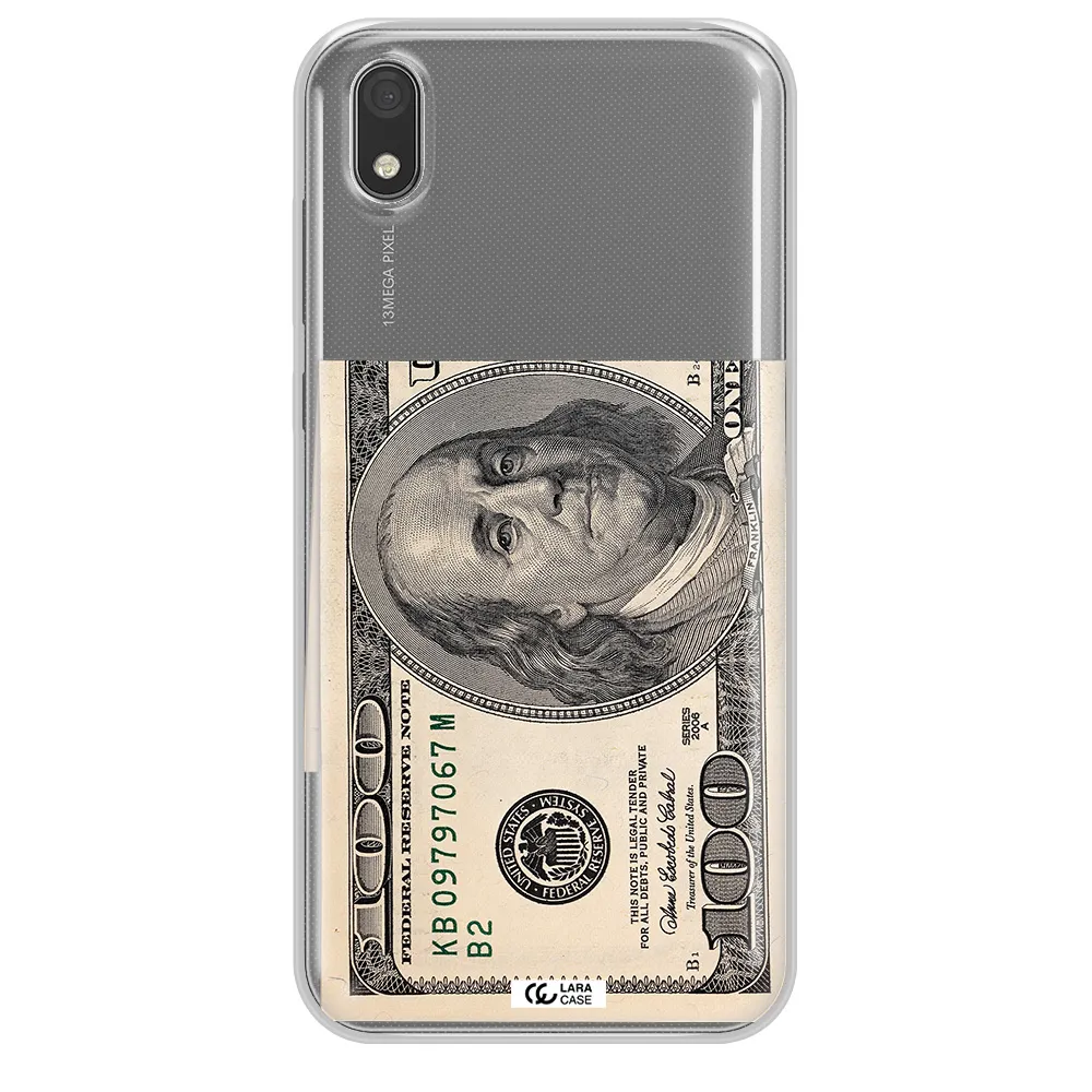 A Close-Up Of A Money Bill Huawei Y5 2019 Clear Tpu Case