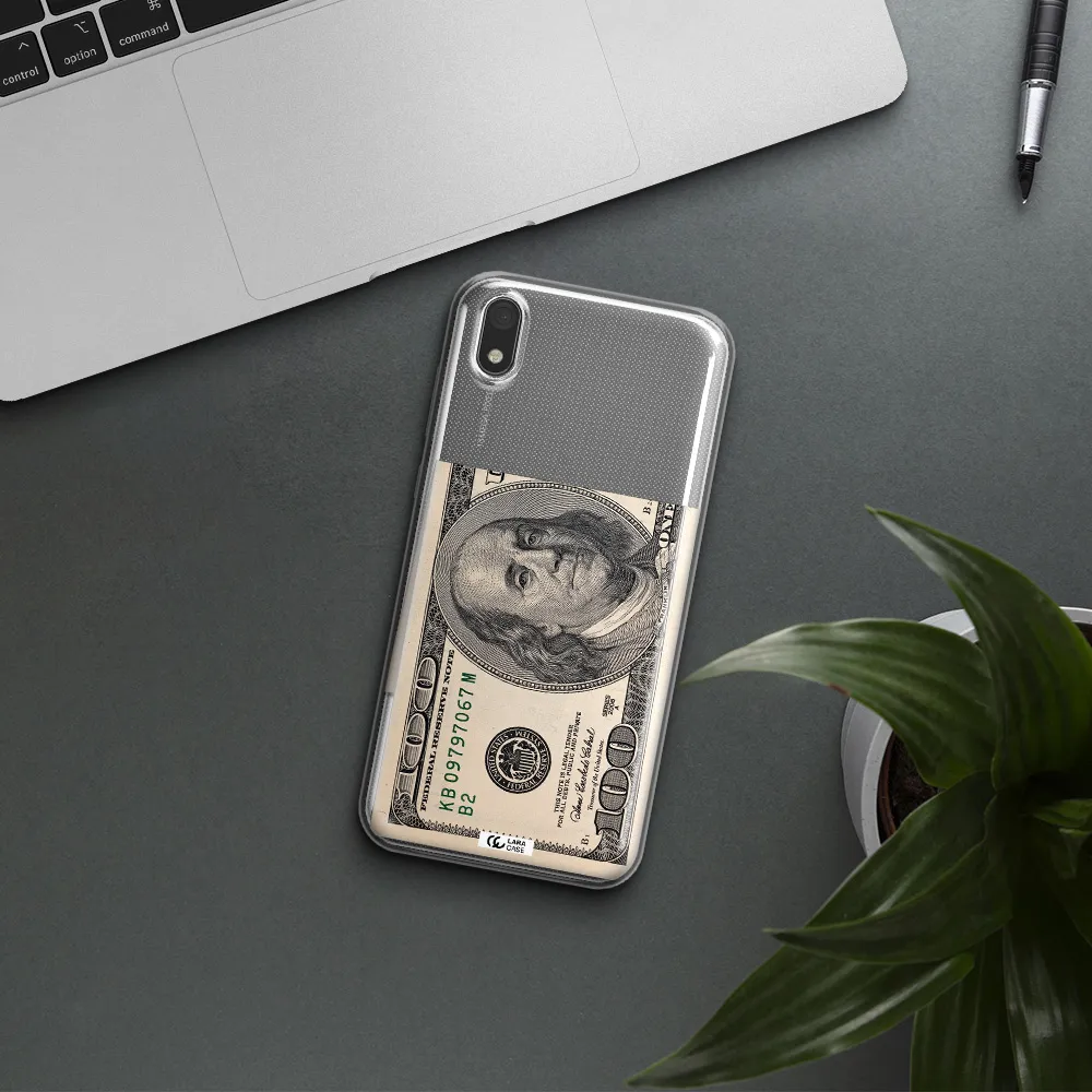 A Close-Up Of A Money Bill Huawei Y5 2019 Clear Tpu Case