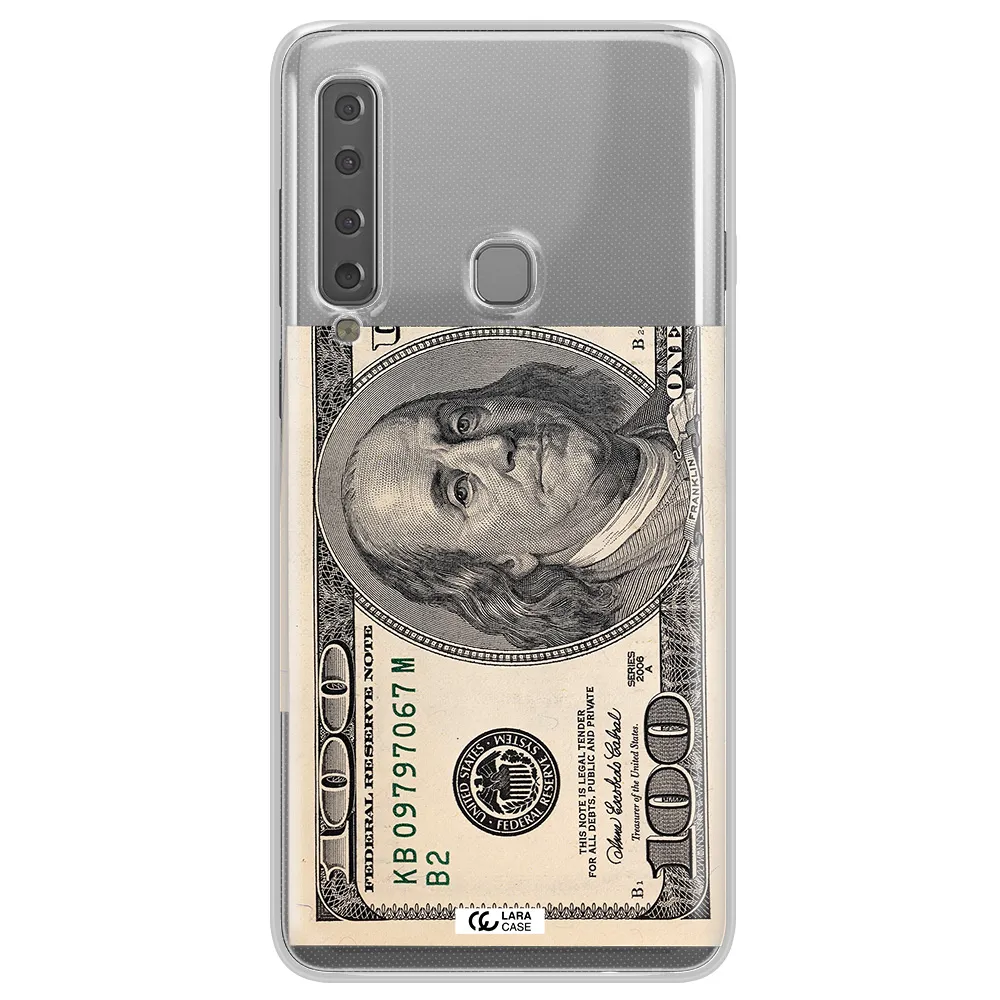A Close-Up Of A Money Bill Samsung A9 2018 Clear Tpu Case