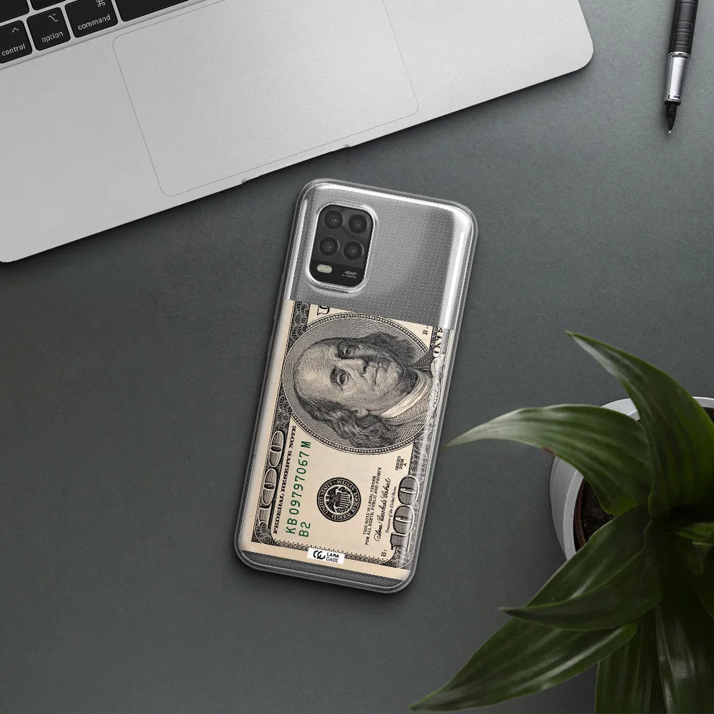 A Close-Up Of A Money Bill Xiaomi Mi 10 Lite Clear Tpu Case
