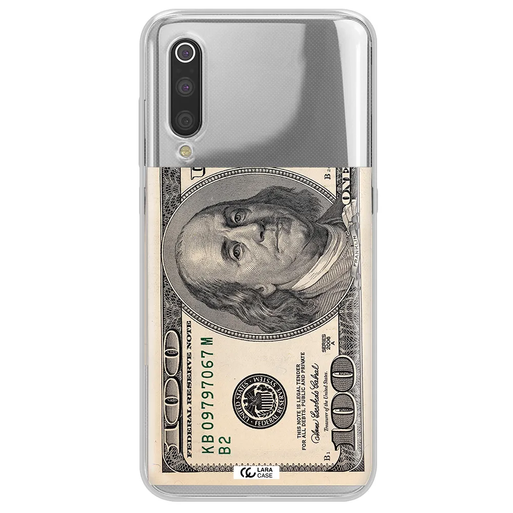 A Close-Up Of A Money Bill Xiaomi Mi 9 Clear Tpu Case