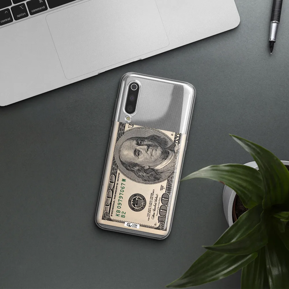 A Close-Up Of A Money Bill Xiaomi Mi 9 Clear Tpu Case