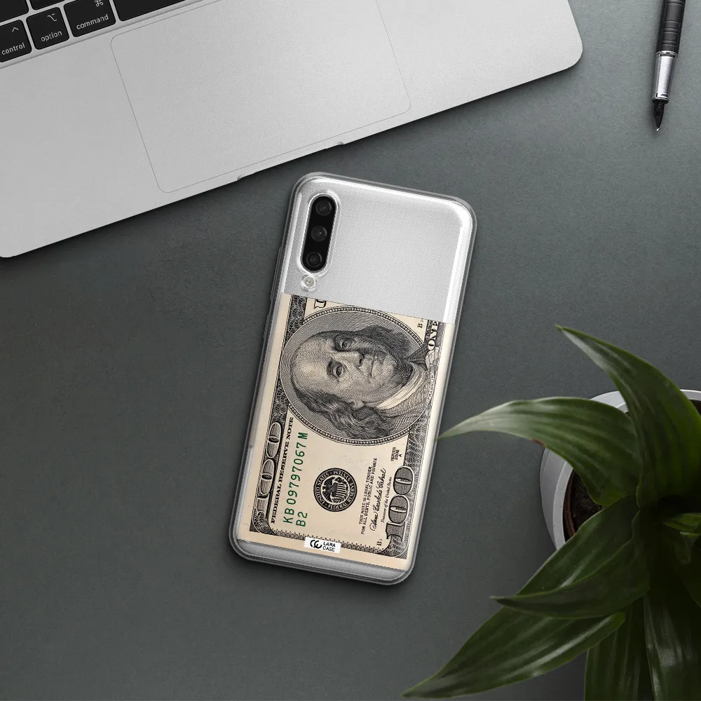 A Close-Up Of A Money Bill Xiaomi Mi A3 Clear Tpu Case
