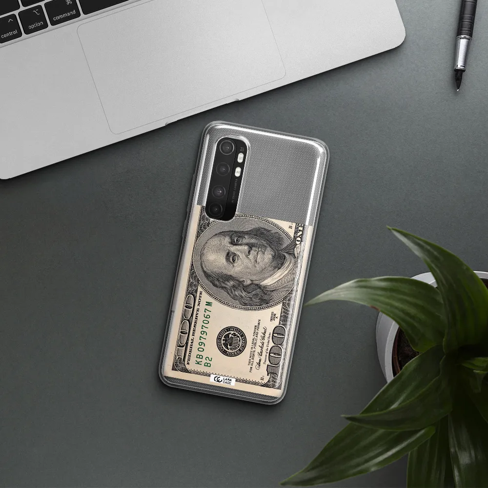 A Close-Up Of A Money Bill Xiaomi Mi Note 10 Lite Clear Tpu Case