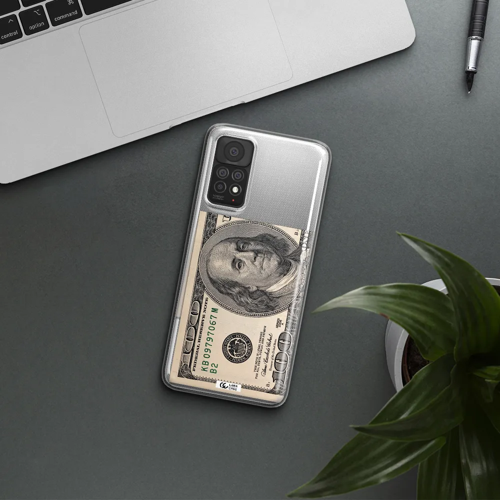 A Close-Up Of A Money Bill Xiaomi Note 11 Pro Clear Tpu Case