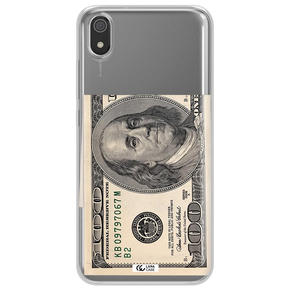 A Close-Up Of A Money Bill Xiaomi Redmi 7A Clear Tpu Case
