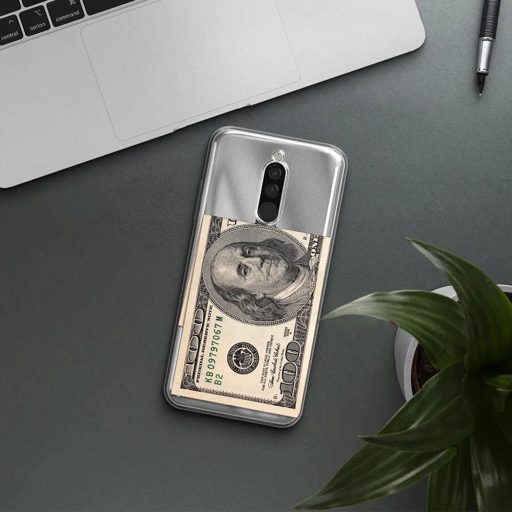 A Close-Up Of A Money Bill Xiaomi Redmi 8 Clear Tpu Case