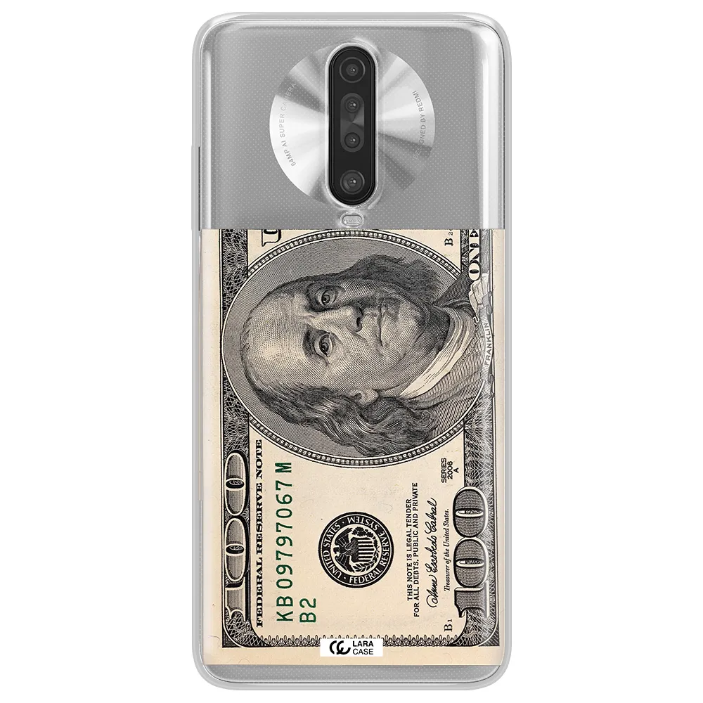 A Close-Up Of A Money Bill Xiaomi Redmi K30 Clear Tpu Case