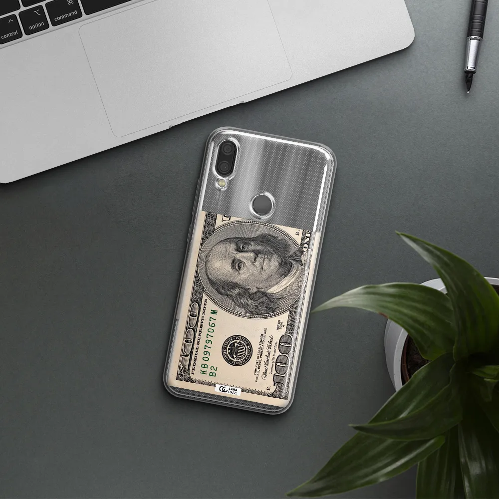 A Close-Up Of A Money Bill Xiaomi Redmi Note 7 Clear Tpu Case