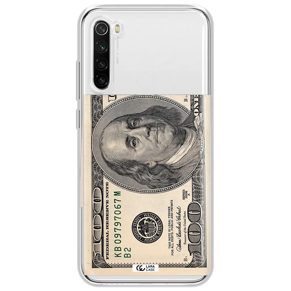 A Close-Up Of A Money Bill Xiaomi Redmi Note 8T Clear Tpu Case