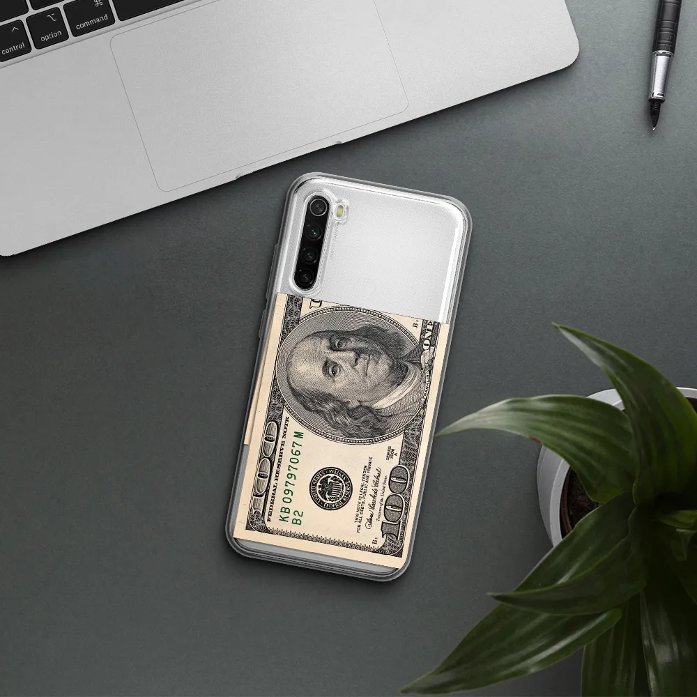 A Close-Up Of A Money Bill Xiaomi Redmi Note 8T Clear Tpu Case
