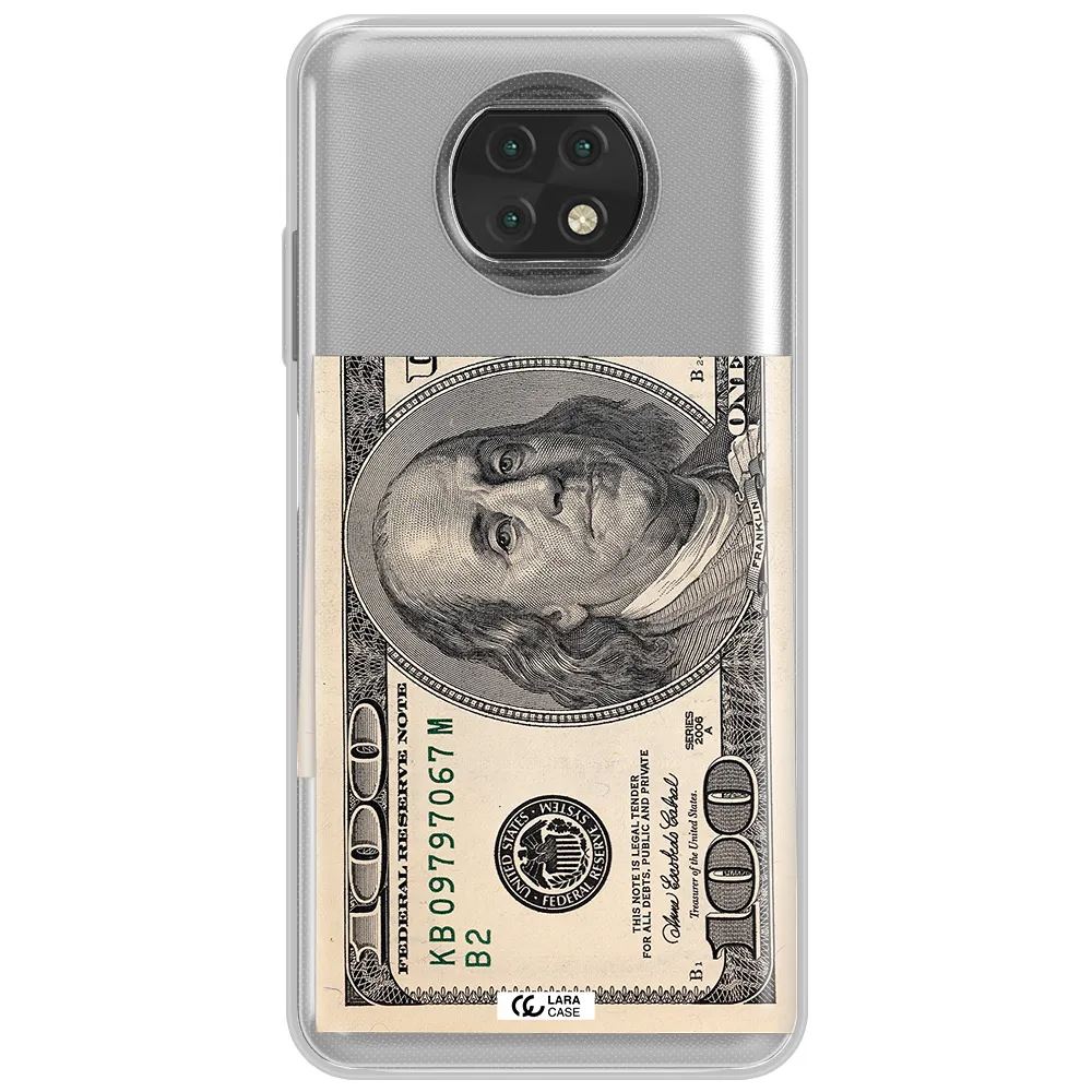 A Close-Up Of A Money Bill Xiaomi Redmi Note 9T Clear Tpu Case