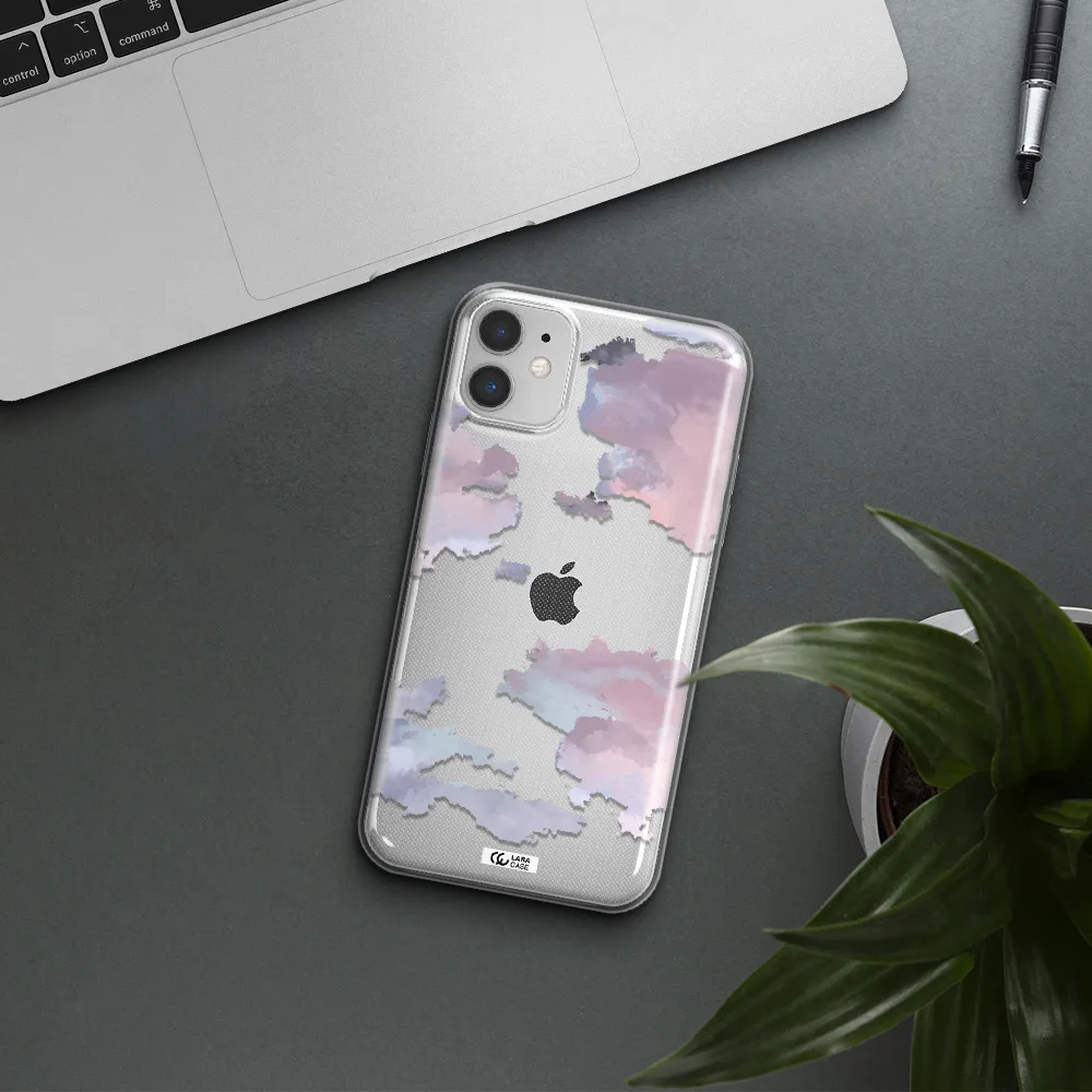 A Close-Up Of A Cloud Apple Iphone 11 Clear Tpu Case